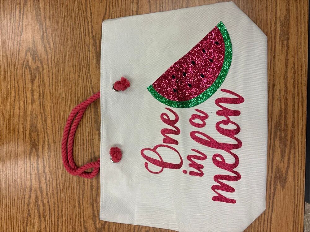 Cute watermelon tote bag